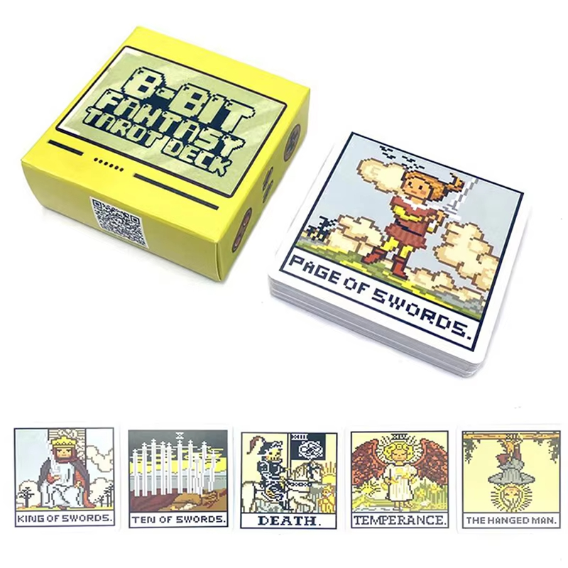 Board Game Quantum - 8 Bit Fantasy Tarot Deck Card