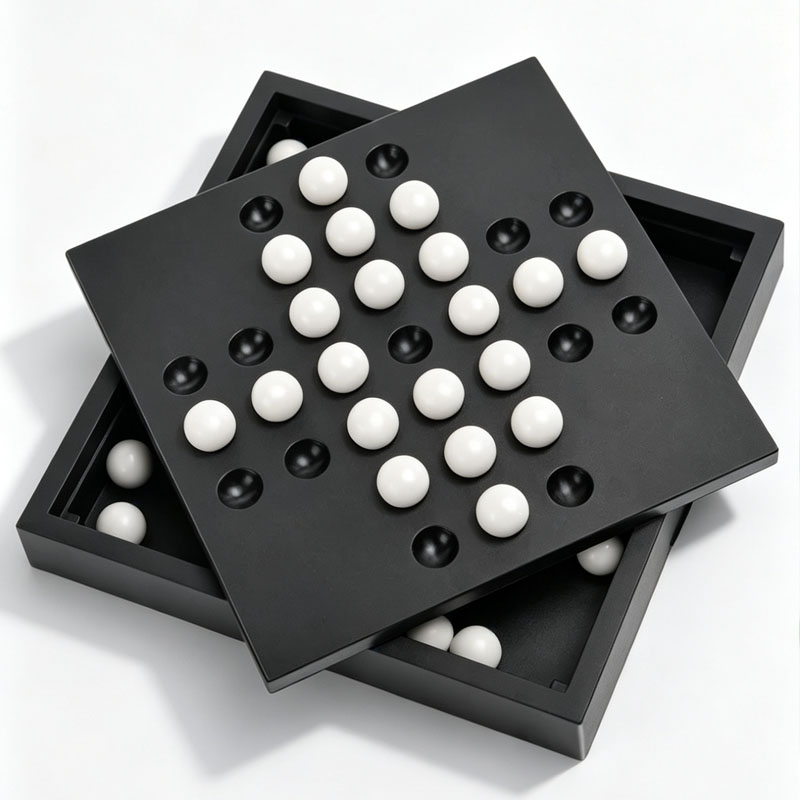 Board Game Fun - Europe Classic Single Chess Peg Solitaire