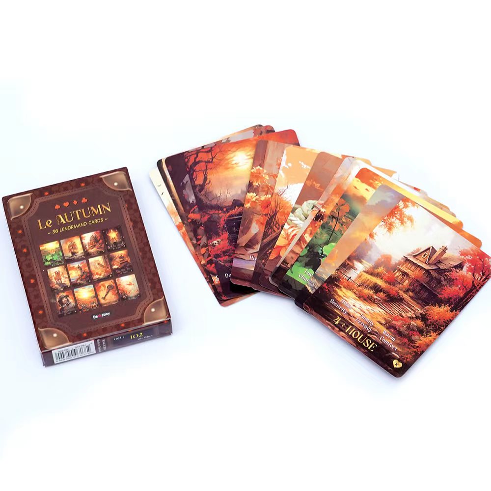 Board Game Quantum - Lenormand Tarot Deck Le Autumn Collection