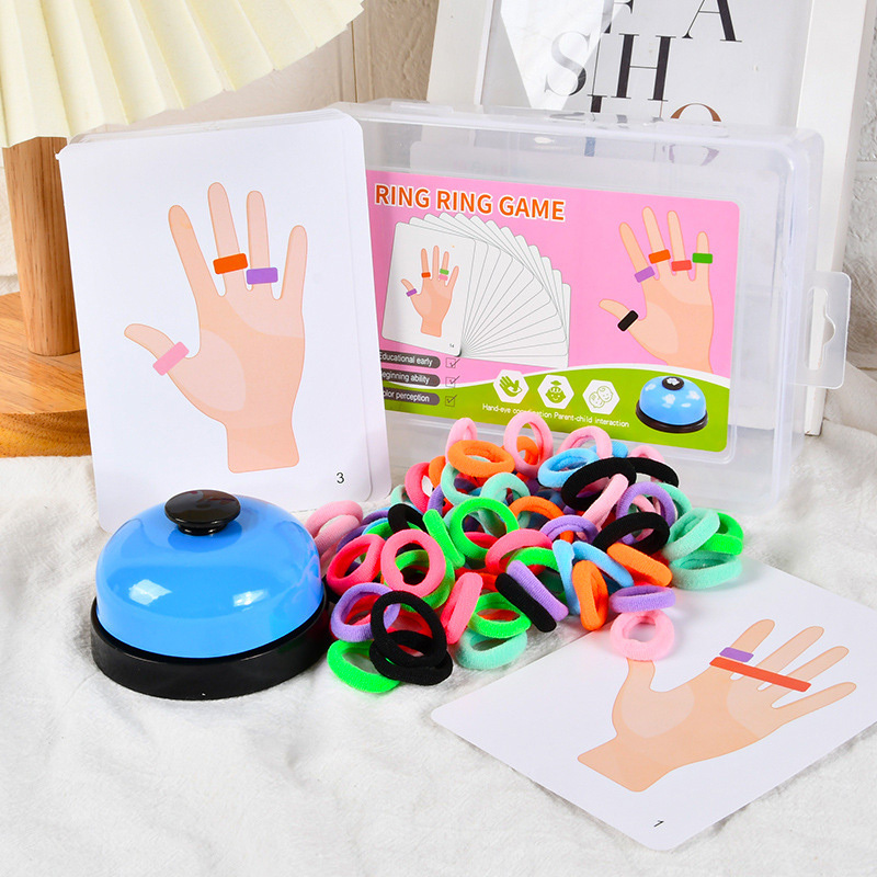 Board Game For 6 Years Old - Kids Finger Ring Board Game Color