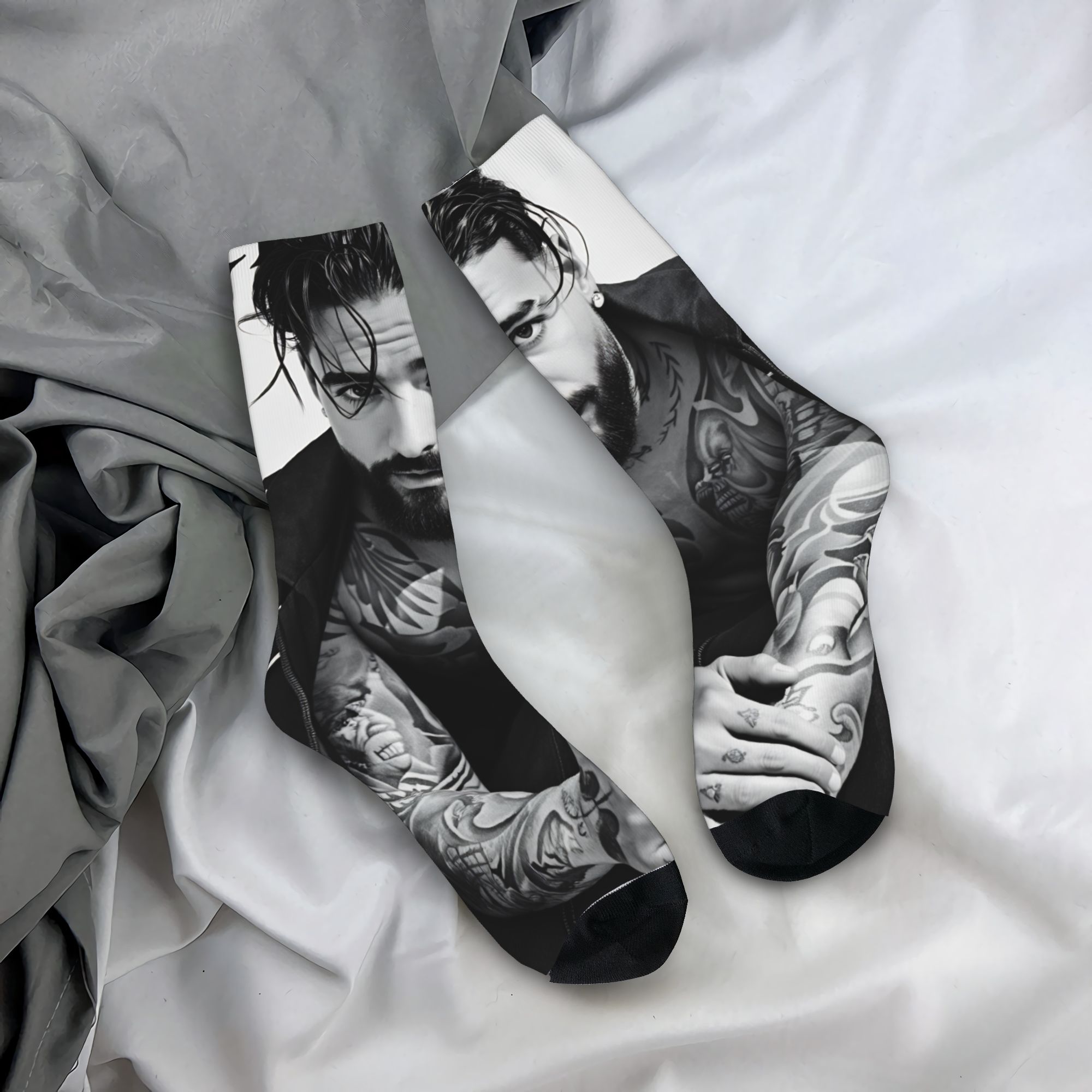 Board Game Halma - Men Socks Maluma Singer Stockings Spring