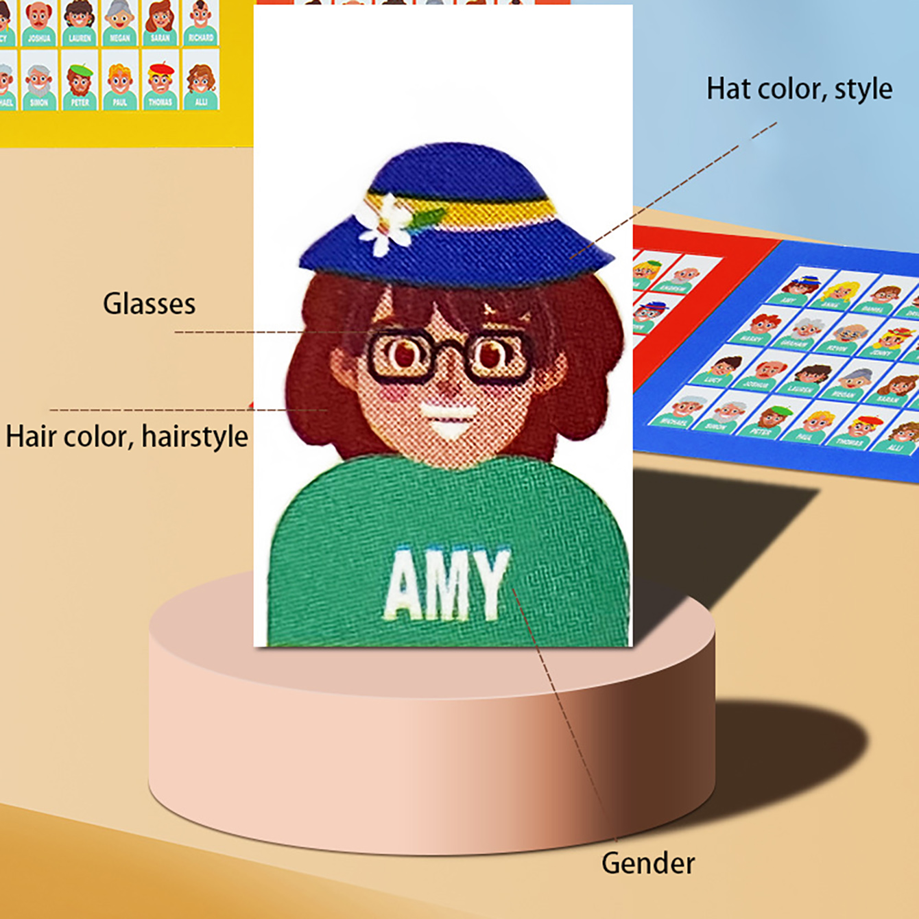 Family Guessing Board Game Who - Board Game For 6 Years Old ulasan dan harga