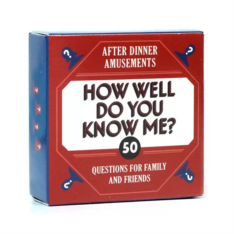 How Well Do You Know Me? 50 Qu - Board Game Question ulasan dan harga