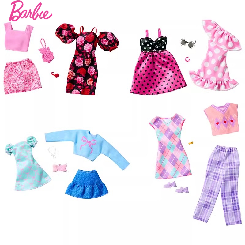 Assorted Set of Original Fashi - Mattel Toy Barbie ulasan dan harga