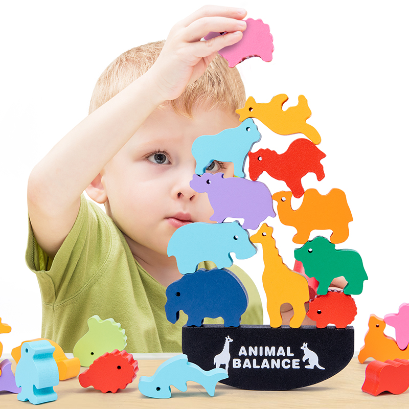Montessori Children Wooden Ani - Board Game For 6 Years Old ulasan dan harga