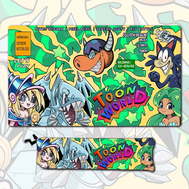 Yu-Gi-Oh! 600x350mm Toon Dark  - Board Game Yugioh ulasan dan harga