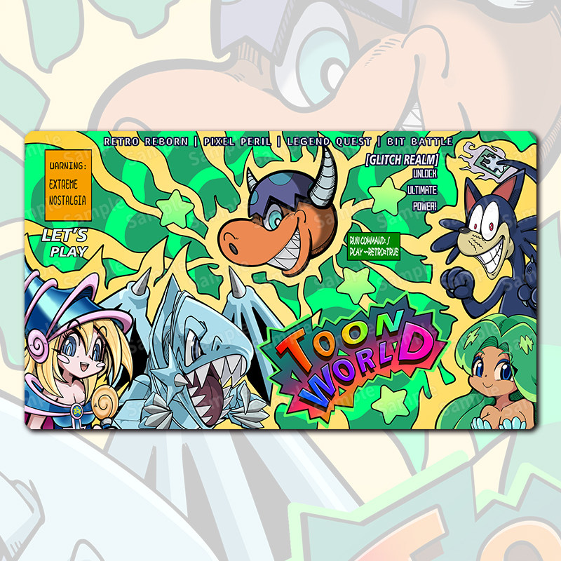 Yu-Gi-Oh! 600x350mm Toon Dark  - Board Game Yugioh ulasan dan harga