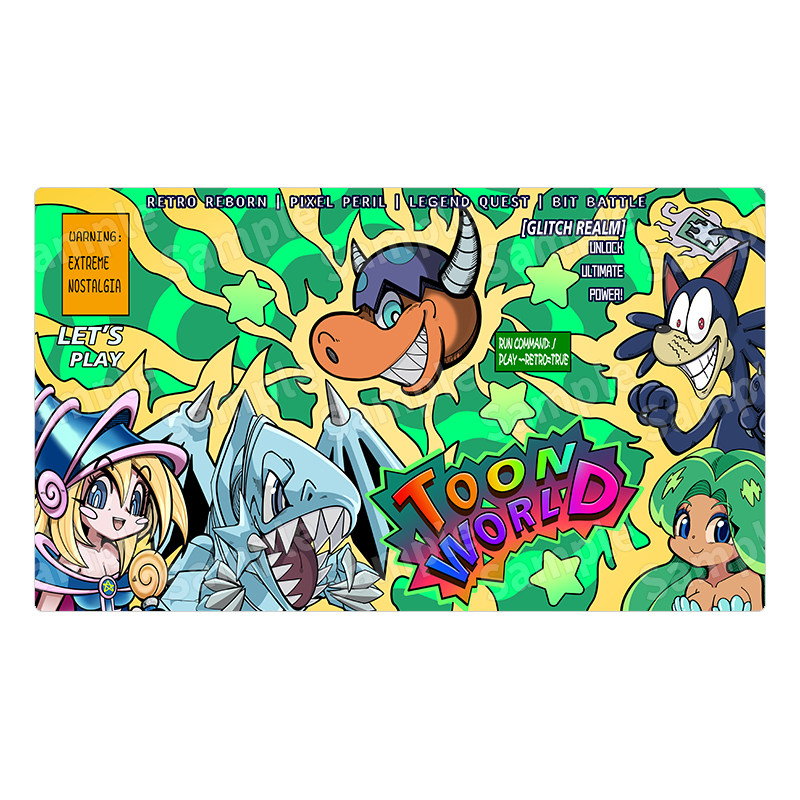 Yu-Gi-Oh! 600x350mm Toon Dark  - Board Game Yugioh ulasan dan harga