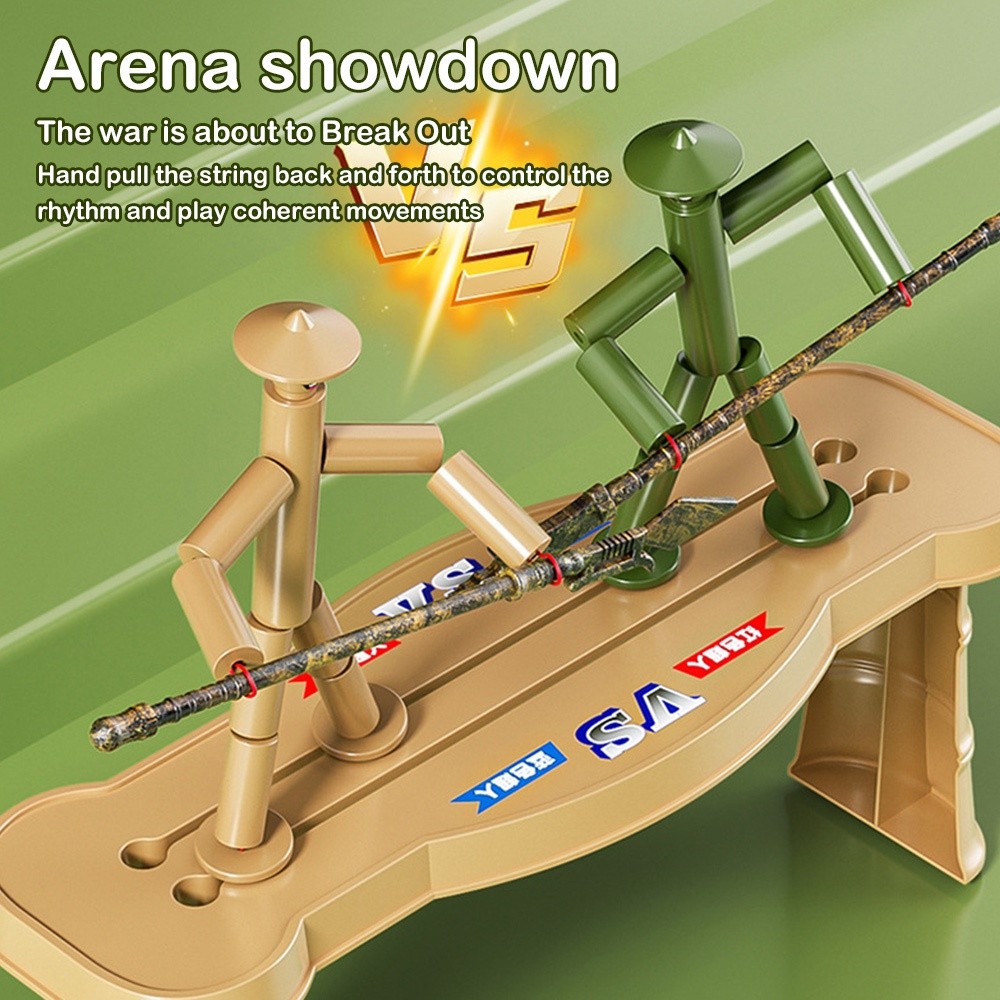 Two-player Battle Bamboo Man B - Board Game For 6 Years Old ulasan dan harga