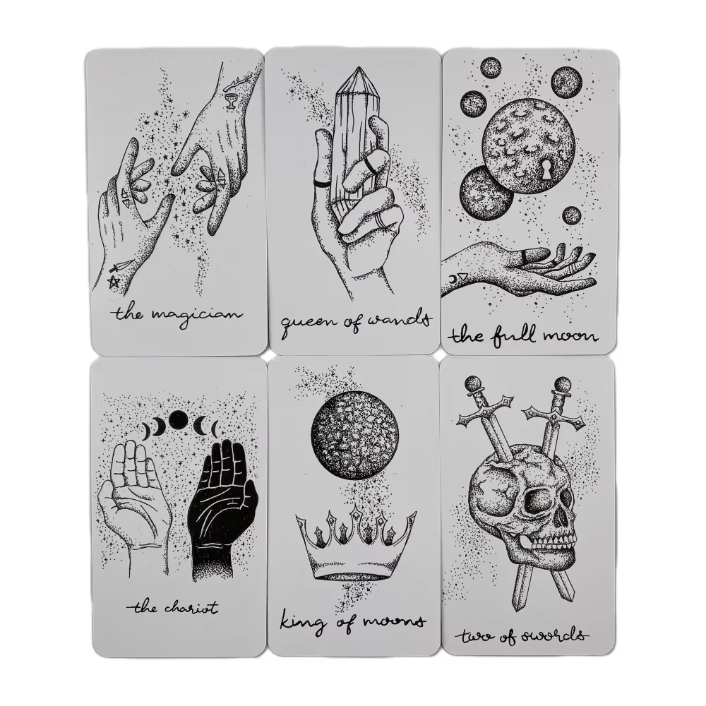 The Wandering Moon Tarot Decks - Board Game Quantum ulasan dan harga
