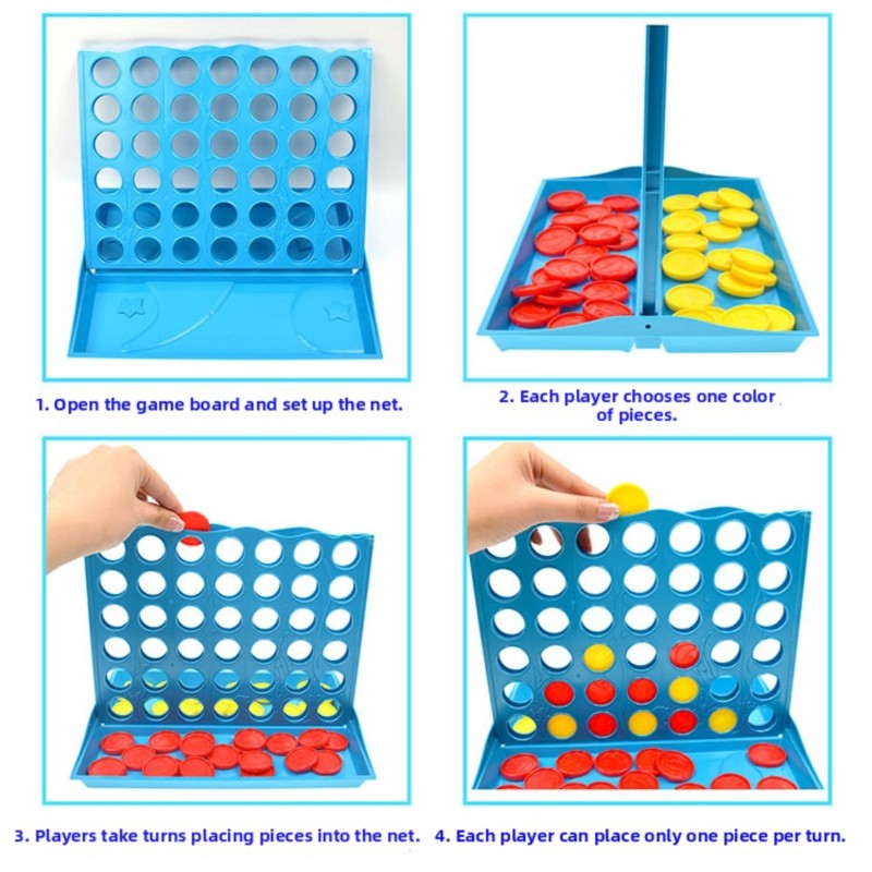3D Four-in-a-Row Board Game fo - Board Game Fun ulasan dan harga