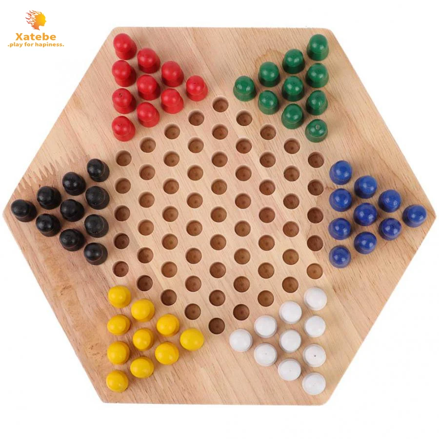 Wooden Educational Board Kids  - Board Game Halma ulasan dan harga