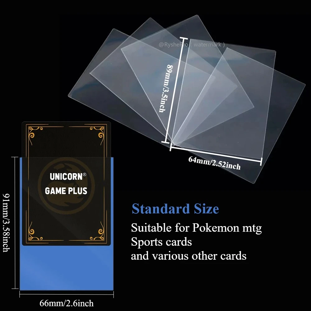 200PCS Card Sleeves Trading Ca - Board Game For 6 Years Old ulasan dan harga