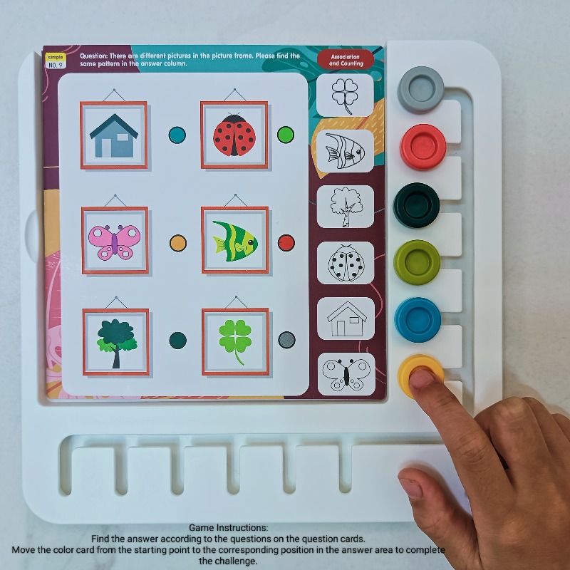 Children Logic Thinking Game B - Board Game Question ulasan dan harga