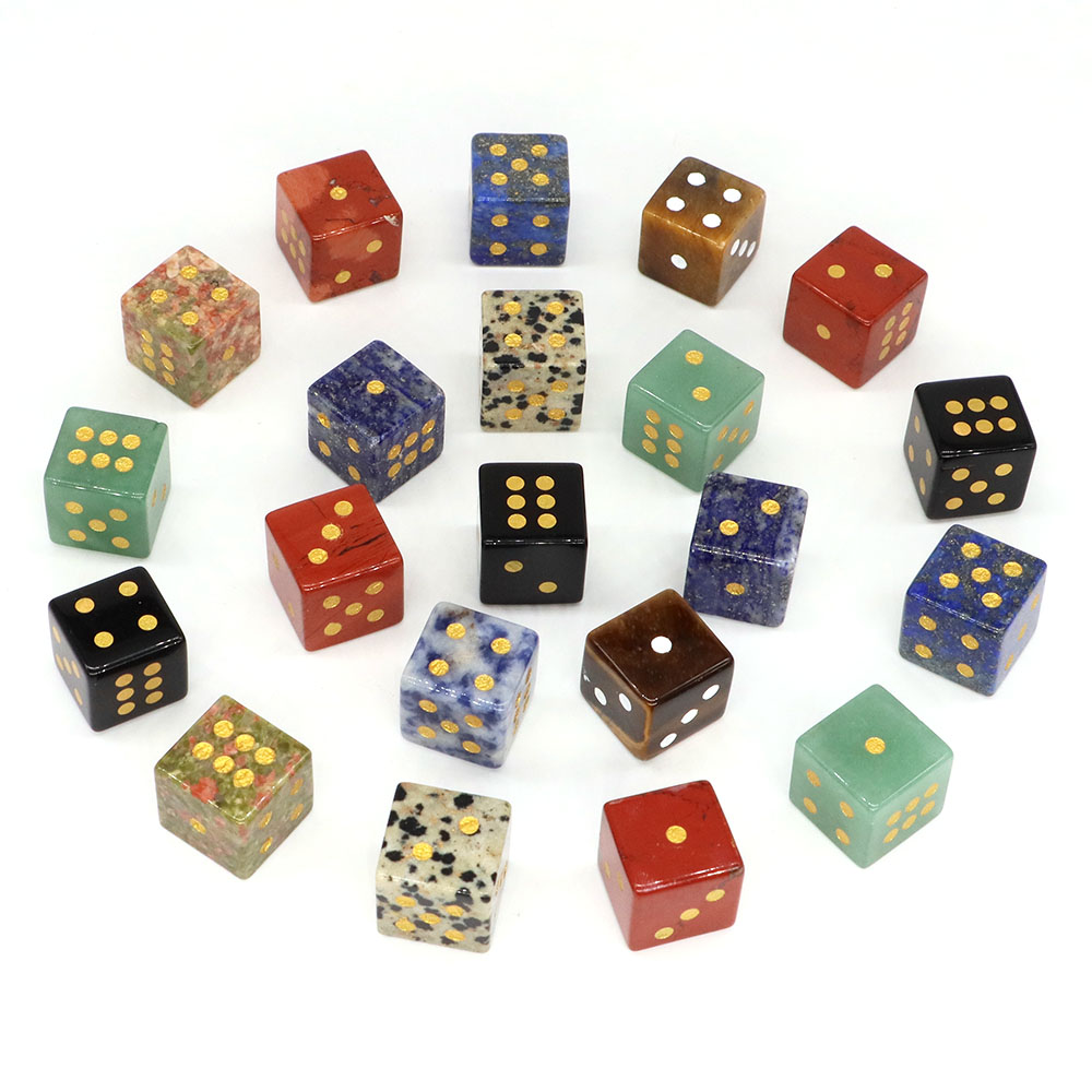 15mm Natural Stone Six Sided D - Board Game Digital ulasan dan harga