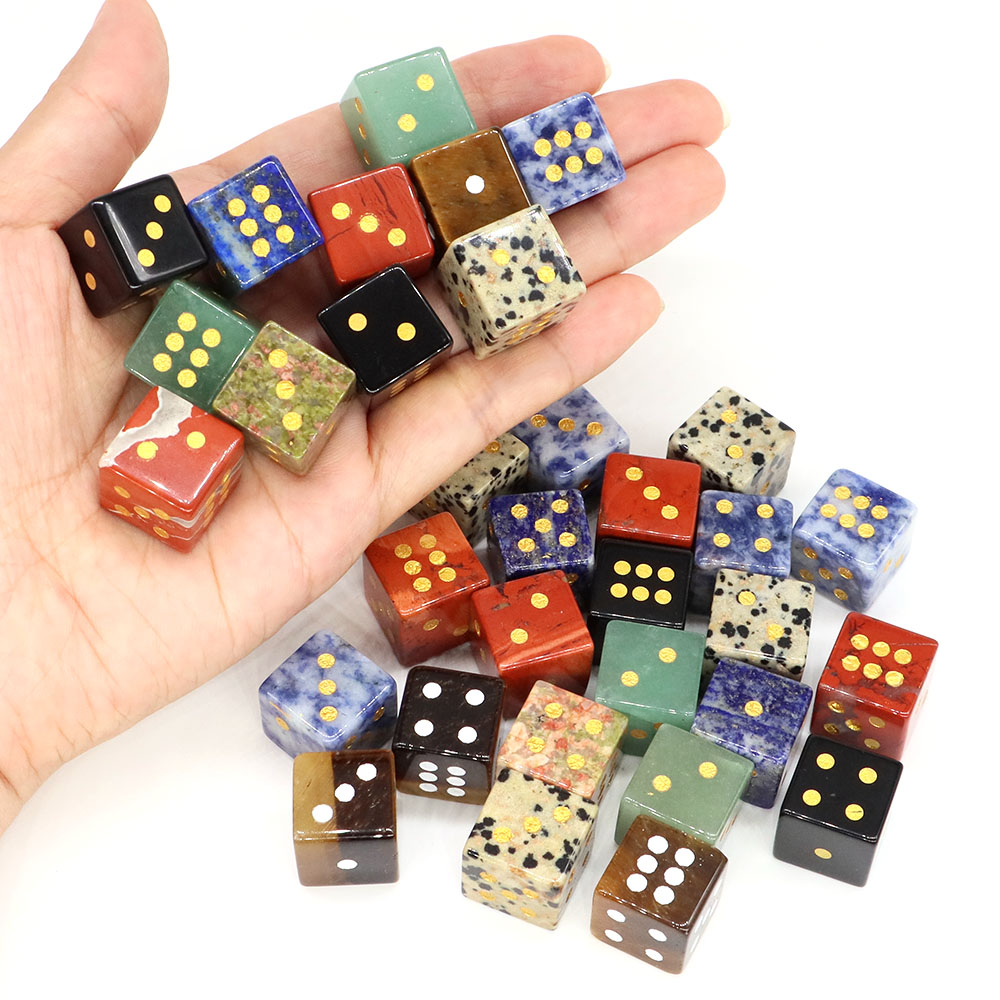 15mm Natural Stone Six Sided D - Board Game Digital ulasan dan harga