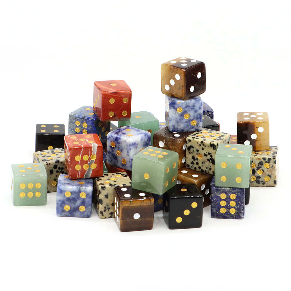 15mm Natural Stone Six Sided D - Board Game Digital ulasan dan harga