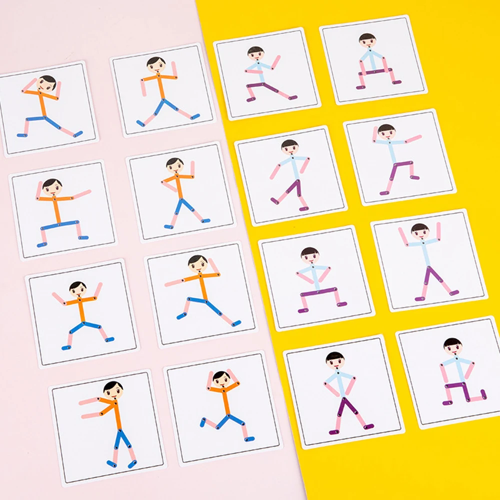 Sport Wooden Man Material DIY  - Board Game For 6 Years Old ulasan dan harga