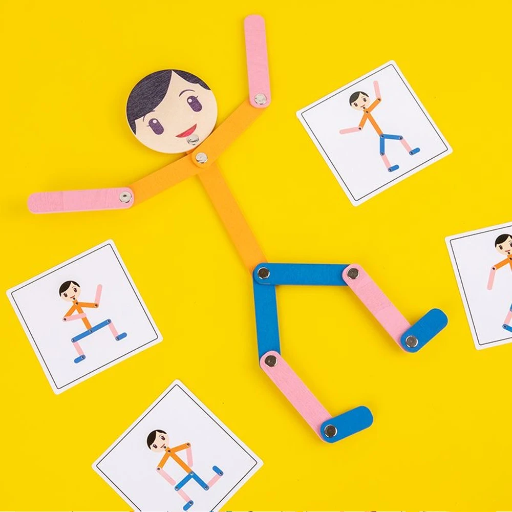 Sport Wooden Man Material DIY  - Board Game For 6 Years Old ulasan dan harga